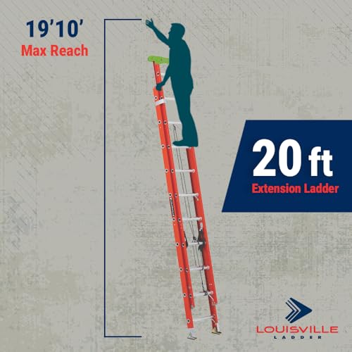 Louisville Ladder D-shaped rungs