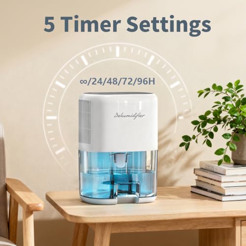 Newo portable dehumidifier in a bathroom