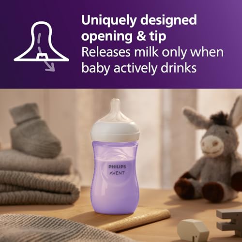 Close up of Flow 3 medium flow nipple for Philips Avent bottle