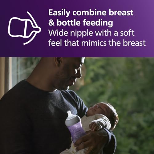 Anti-colic valve detail on Philips Avent Natural bottle