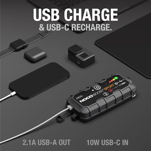 NOCO Boost LED flashlight activation