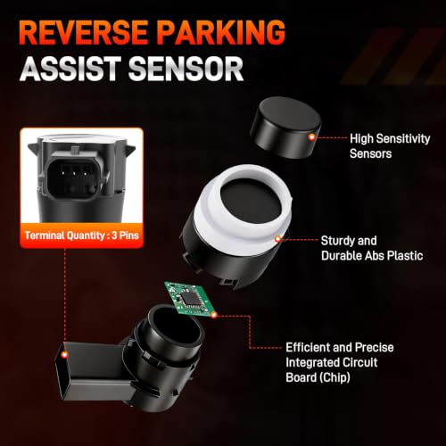 GDUKOP automotive parking sensor black finish