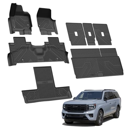 Full interior set of LASFIT black TPE mats