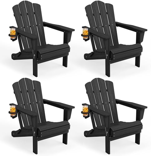 KINGYES Folding Adirondack Chair 8 Pack front view