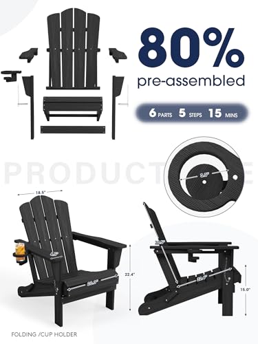 Wide armrest of the KINGYES outdoor chair