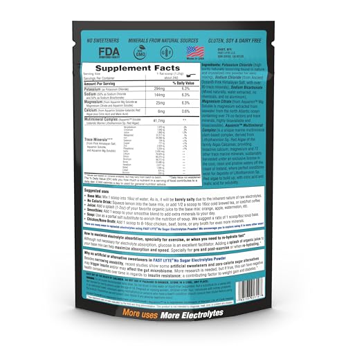 FAST LYTE raw electrolyte mix