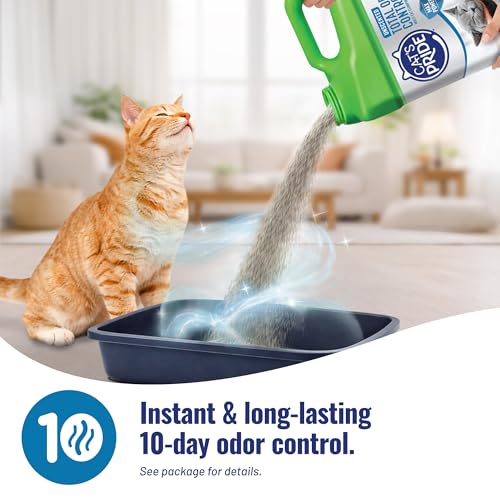 Hypoallergenic litter branding detail