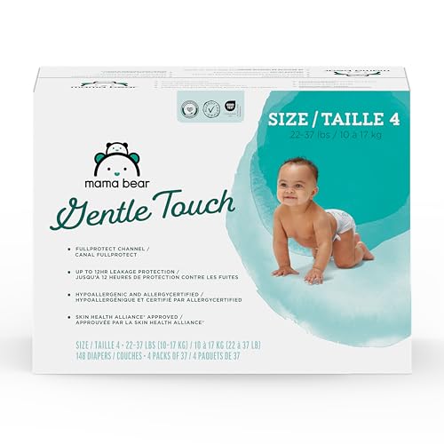 Mama Bear Gentle Touch Size 4 diapers front view