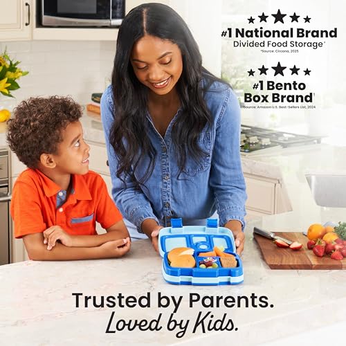 Bentgo Kids lunch box open with food
