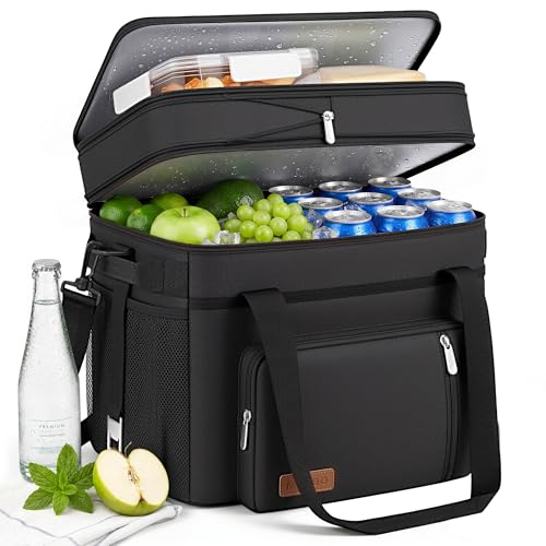 MIYCOO Cooler Bag with Expandable Double Deck front view