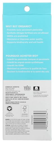 365 by Whole Foods Market Organic Cotton Swabs 500 count label