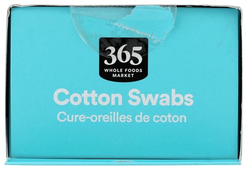 Details of 365 by Whole Foods Market organic cotton swab features