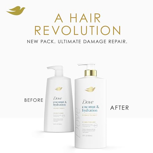 Dove Coconut & Hydration conditioner pump top