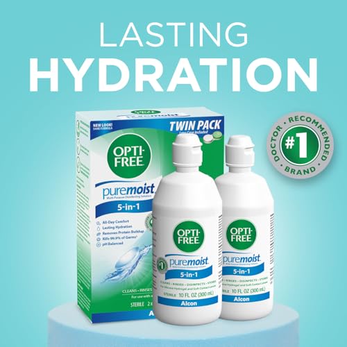 Opti-Free Puremoist bottle side profile