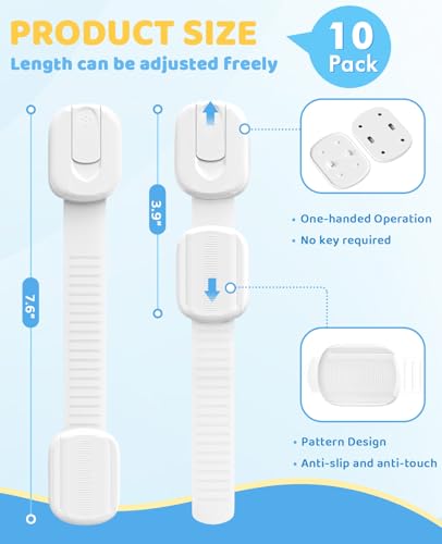 Adjustable strap detail on Roocickee baby proofing lock