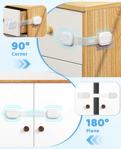 Roocickee safety lock installed on kitchen drawer