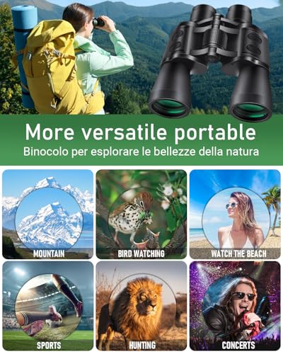 Sfeoot 20x50 binoculars with neck strap