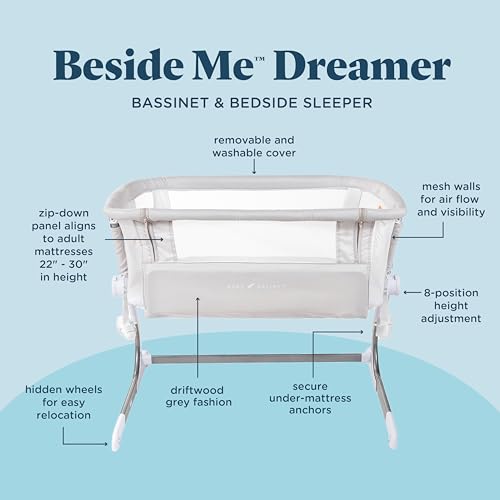 Zip-down panel feature on the Baby Delight bassinet