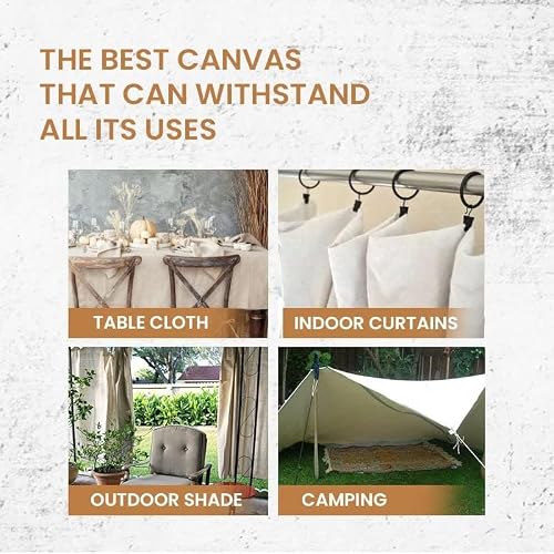 ZUPERIA canvas drop cloth in outdoor setting