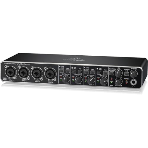 Behringer U-PHORIA UMC404HD side profile