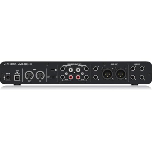 Behringer U-PHORIA UMC404HD studio setup