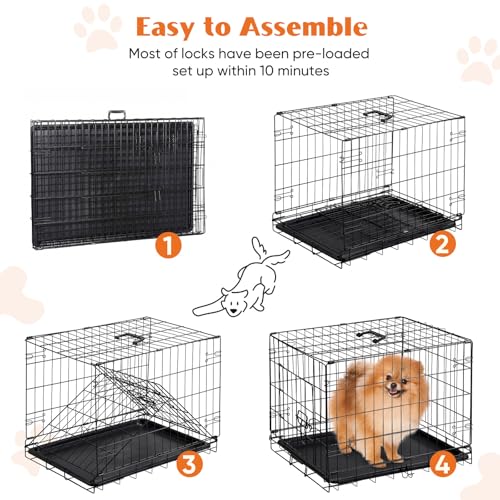 Sweetcrispy puppy cage folded flat