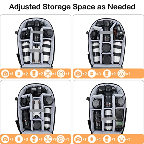 Padded camera gear dividers
