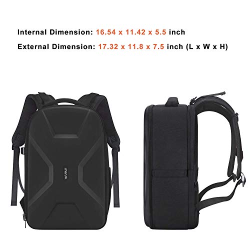 Comfortable padded shoulder straps