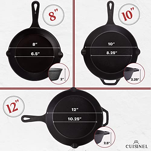8-inch Cuisinel cast iron frying pan