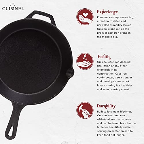 10-inch Cuisinel skillet with handle grip