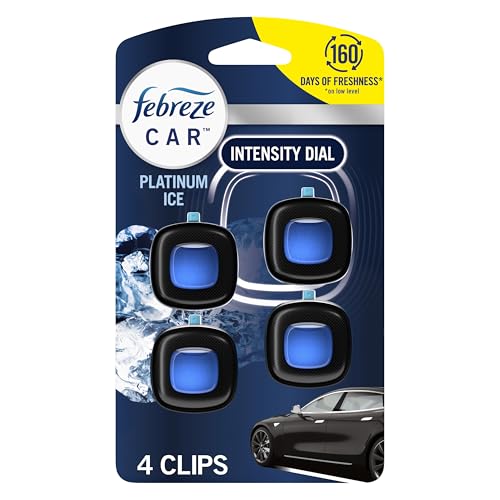 Febreze Car Vent Clip 4-pack packaging