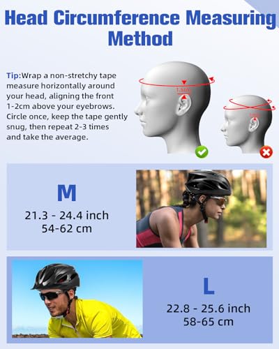 Zacro black bicycle helmet top view