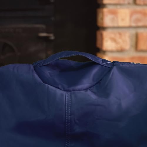 Safety dual zipper mechanism on Big Joe bean bag