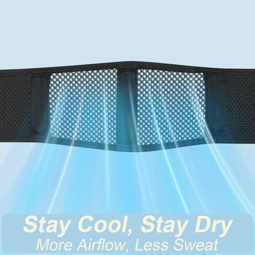 cybryeh Thin & Lightweight Back Brace pulley tension system detail