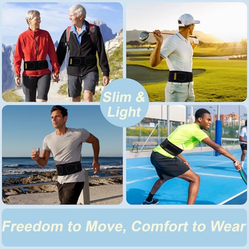 cybryeh Thin & Lightweight Back Brace dual elastic side zones