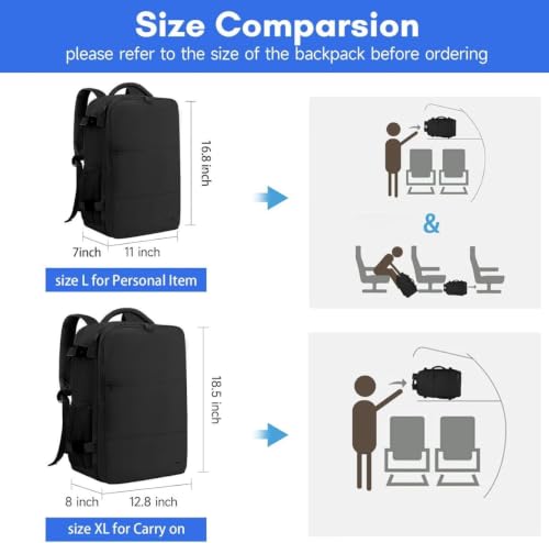 Taygeer travel backpack with shoe bag and wet pocket items