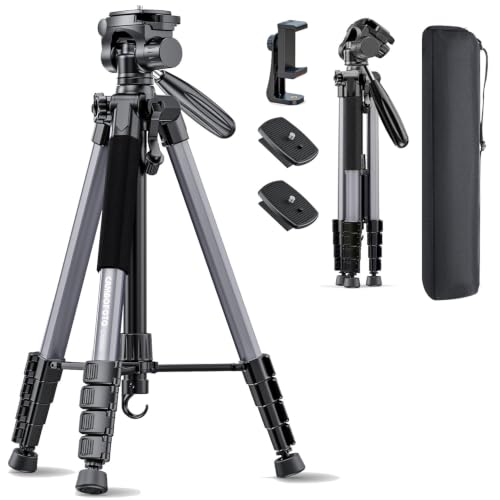 CAMBOFOTO 74 inch tripod in Gunmetal Gray