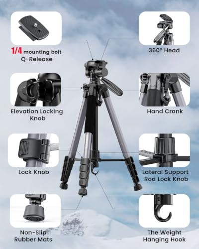 Smartphone mounted on CAMBOFOTO SAB265 tripod