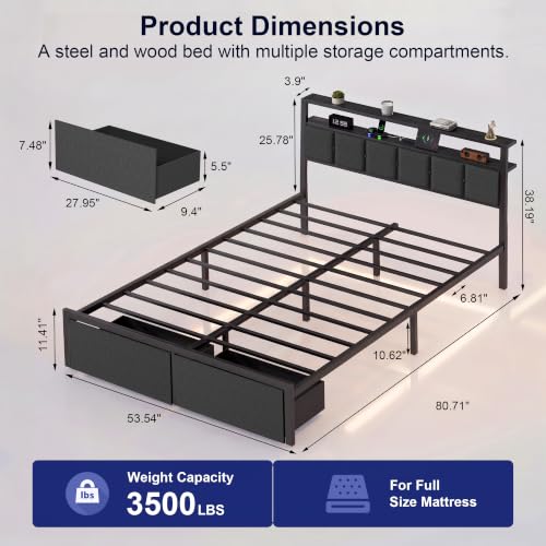Petkulo bed with LED lights on