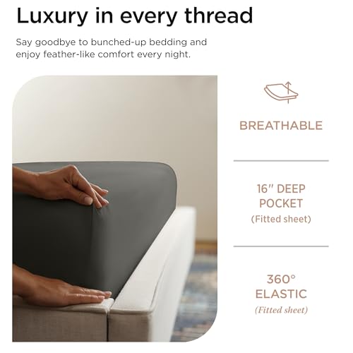 Flat sheet draped over a bed