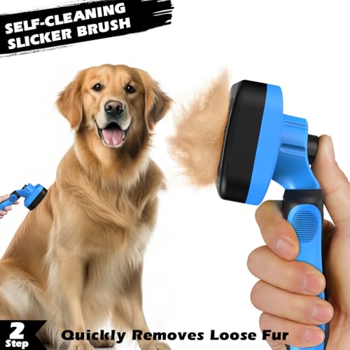 Fine-toothed flea comb for dogs and cats