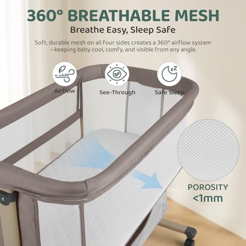 Firm padded bassinet mattress