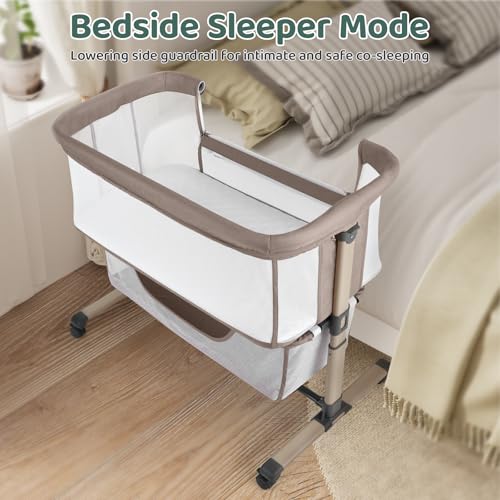 Interior view of baby bassinet