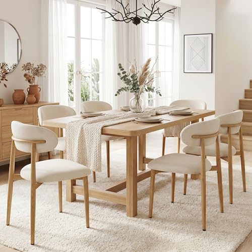 Back view of upholstered dining chair