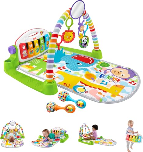 Fisher-Price Deluxe Kick & Play Piano Gym full set