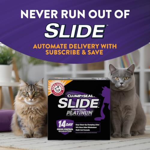 Bottom of Arm & Hammer Slide Platinum bag