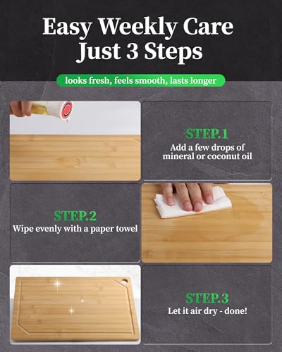 Kitsure cutting board being used for food prep