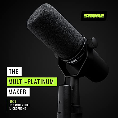 Shure SM7B studio setup shot