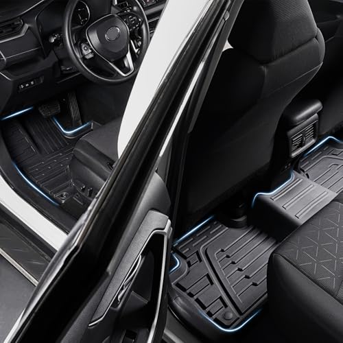 Rear passenger seat floor mats