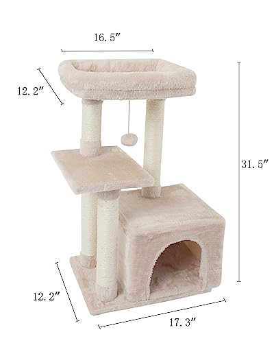 FISH&NAP Cute Cat Tree ready for travel and play